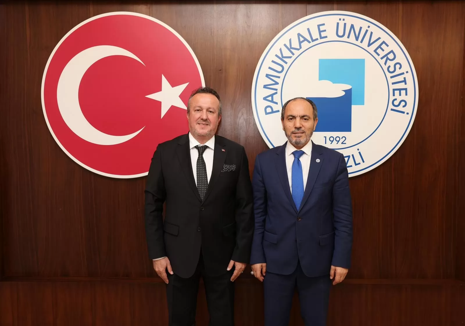 DENİZLİ OSB'DEN, PAÜ REKTÖRÜ PROF. DR. MAHMUD GÜNGÖR’E NEZAKET ZİYARETİ