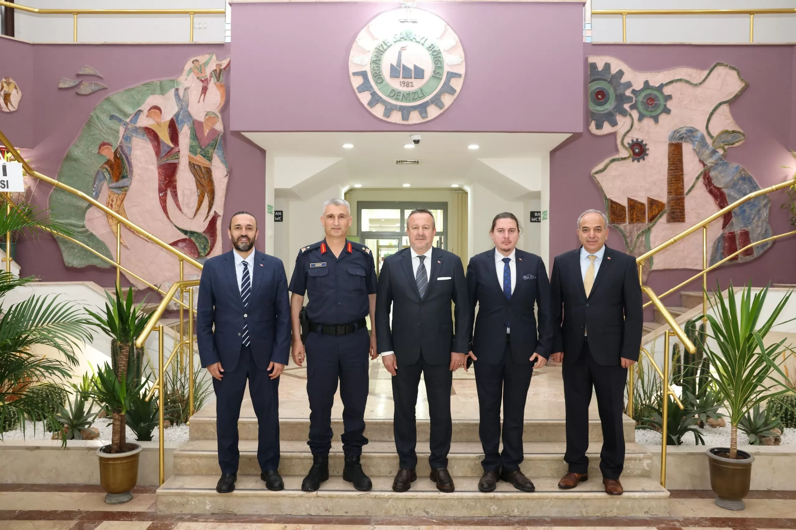 DENİZLİ İL JANDARMA KOMUTANI MEVLÜT DİRİM’DEN DENİZLİ OSB’YE ZİYARET