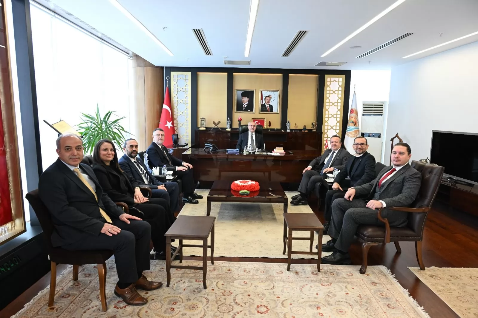 DENİZLİ OSB YÖNETİMİNDEN VALİ YAVUZ SELİM KÖŞGER’E ZİYARET