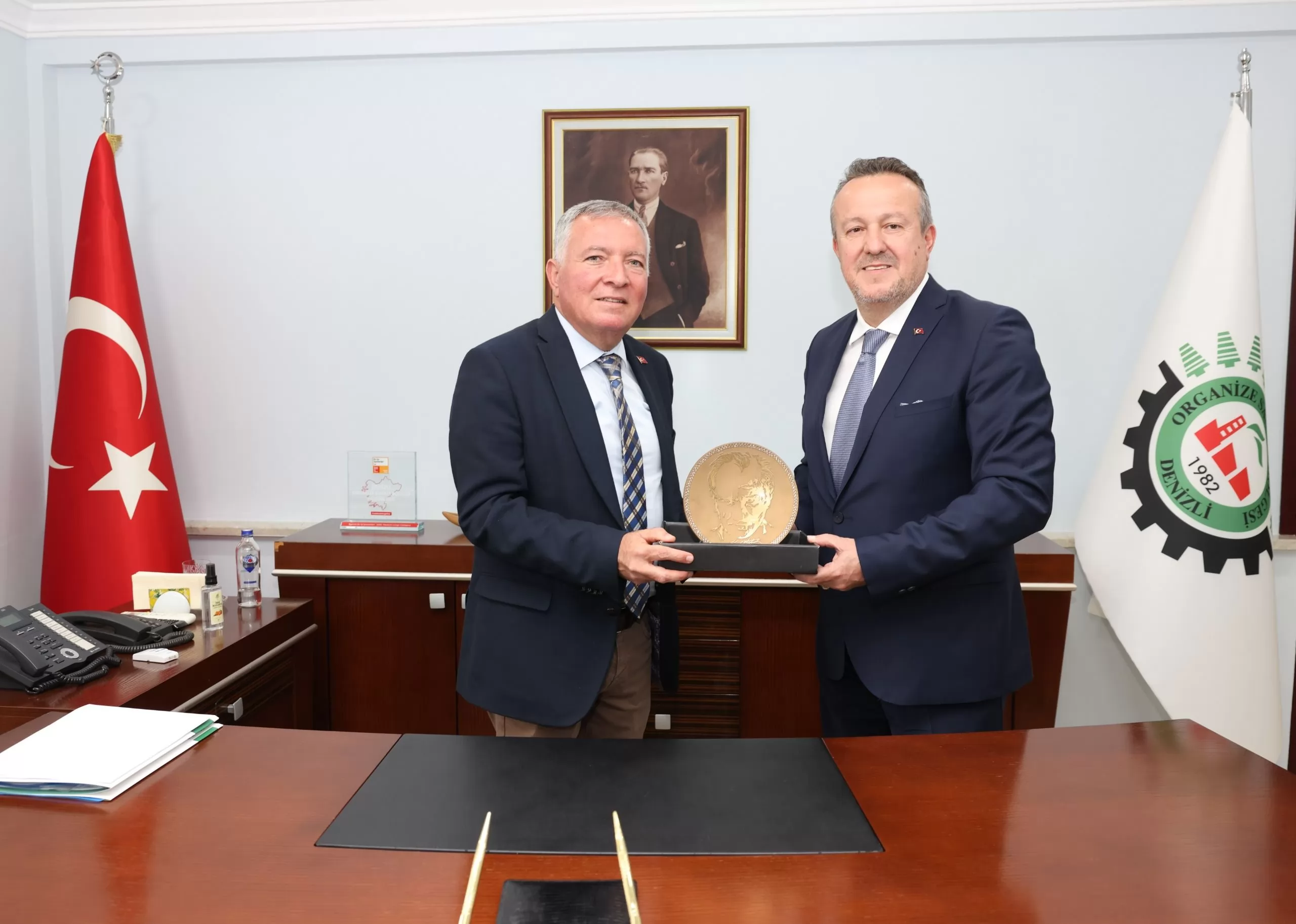 HONAZ BELEDİYE BAŞKANI YÜKSEL KEPENEK’TEN TEBRİK ZİYARETİ