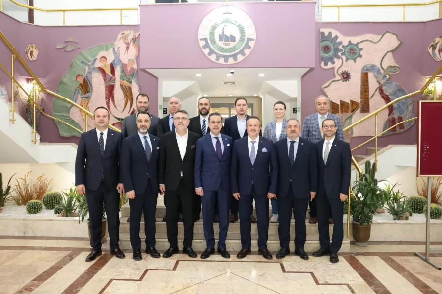 DENİZLİ SANAYİ ODASI’NDAN DENİZLİ OSB YÖNETİMİ’NE TEBRİK ZİYARETİ