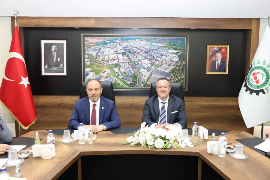 PAÜ REKTÖRÜ PROF. DR. MAHMUD GÜNGÖR’DEN DENİZLİ OSB’YE NEZAKET ZİYARETİ