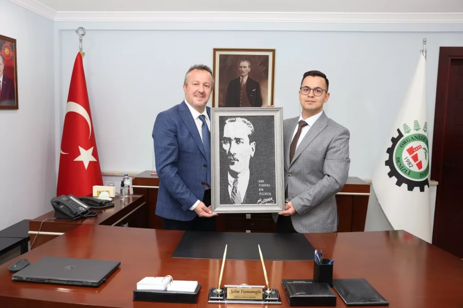 HONAZ KAYMAKAMI VAHİT YILMAZ, YÖNETİM KURULUMUZA TEBRİK ZİYARETİNDE BULUNDU