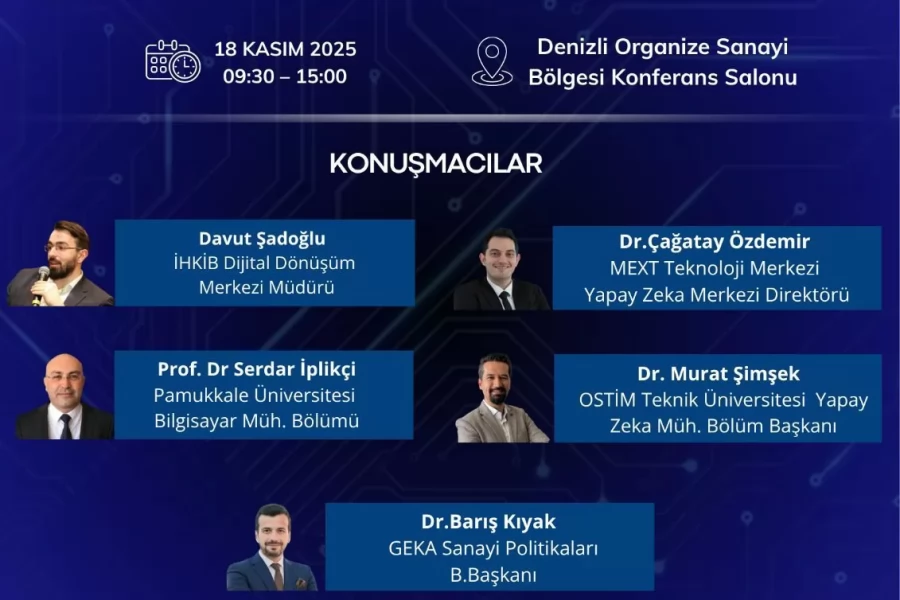 YAPAY ZEKA İLE SANAYİDE DÖNÜŞÜM PANELİ