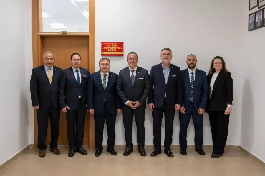 DENİZLİ OSB YÖNETİMİNDEN ADALET KOMİSYONU BAŞKANI BAHATTİN ARIKAN’A ZİYARET